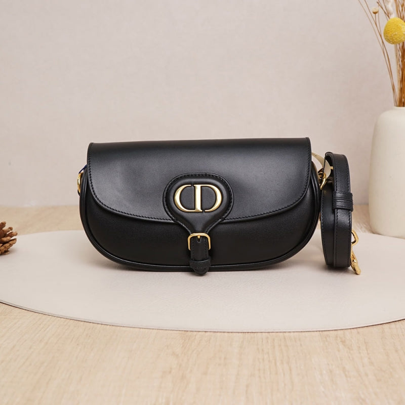 Dior Bobby East-West Bag Black Grained Calfskin