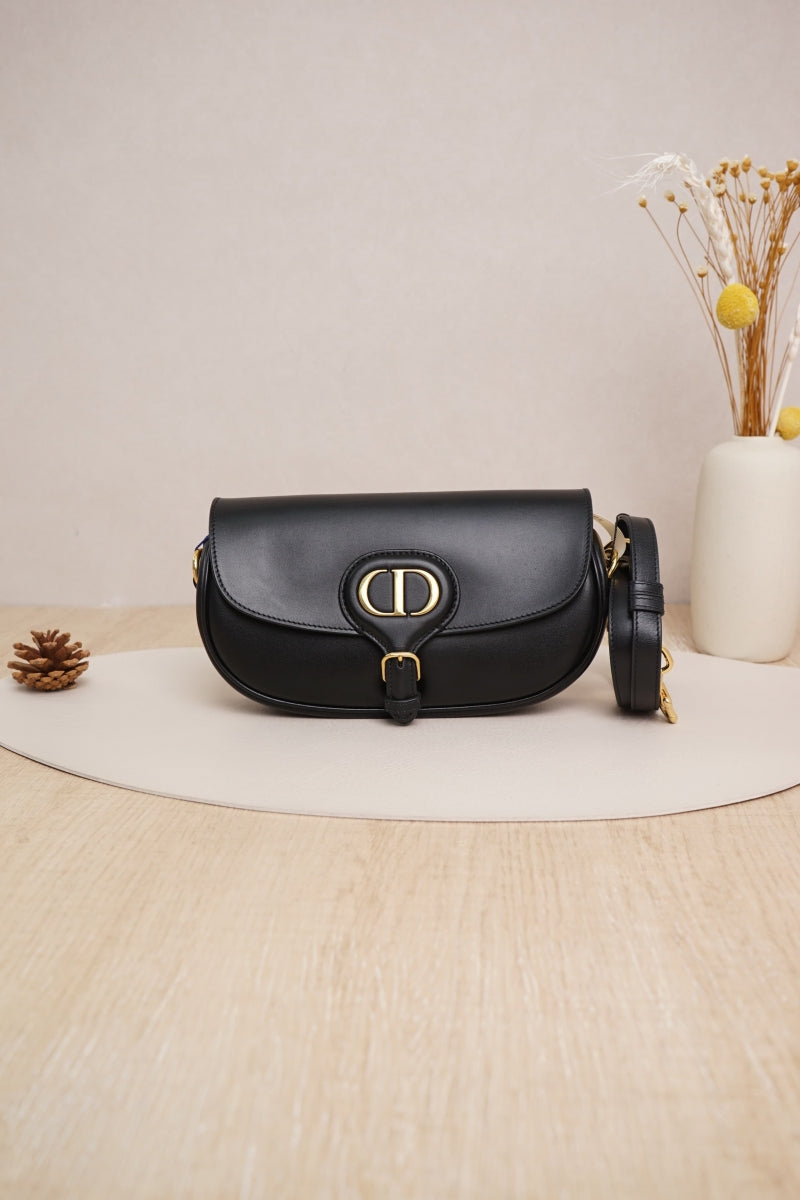 Dior Bobby East-West Bag Black Grained Calfskin