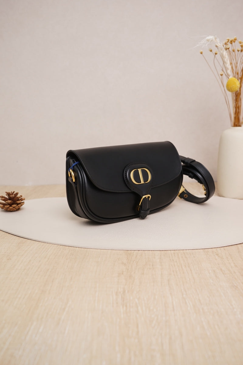 Dior Bobby East-West Bag Black Grained Calfskin
