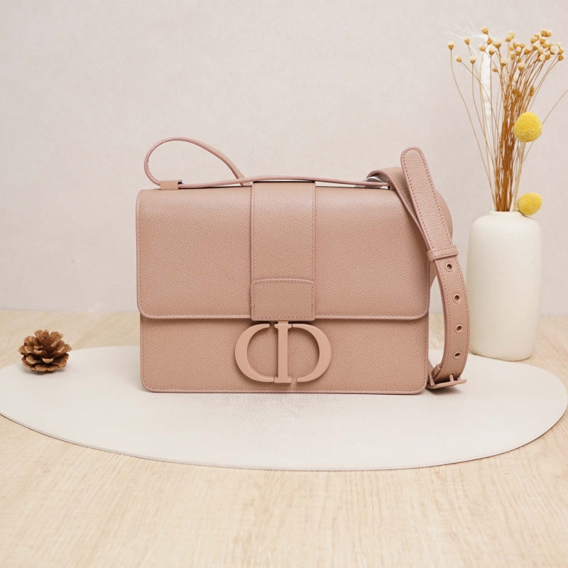 30 Montaigne Bag Blush Ultramatte Grained Calfskin