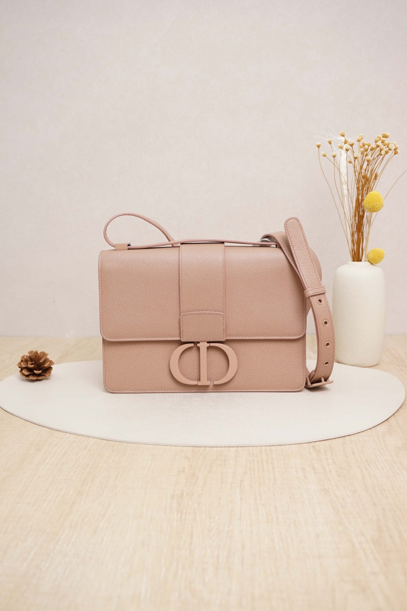 30 Montaigne Bag Blush Ultramatte Grained Calfskin