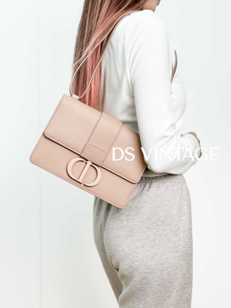 30 Montaigne Bag Blush Ultramatte Grained Calfskin