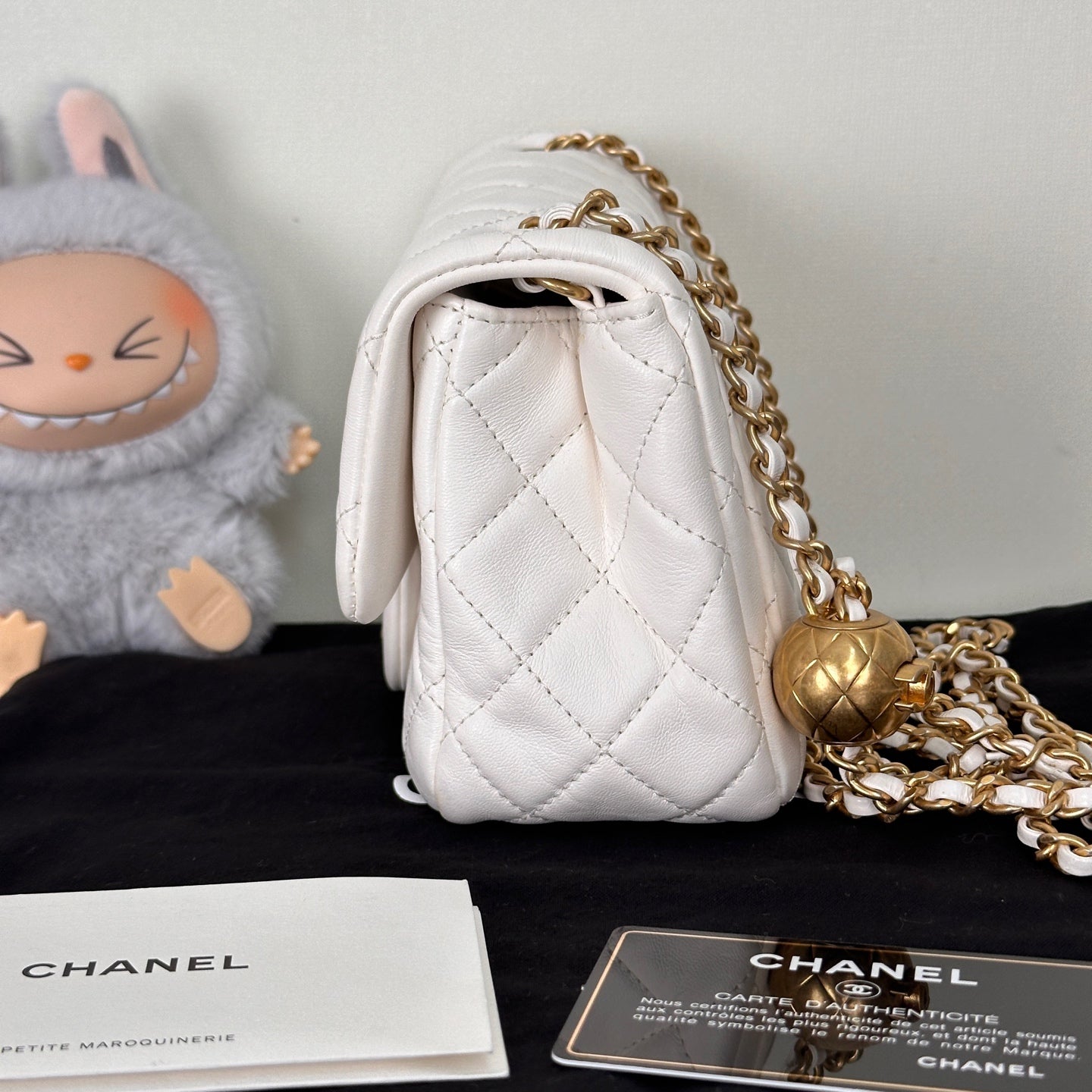 CHANEL Gold Ball Mini Flap