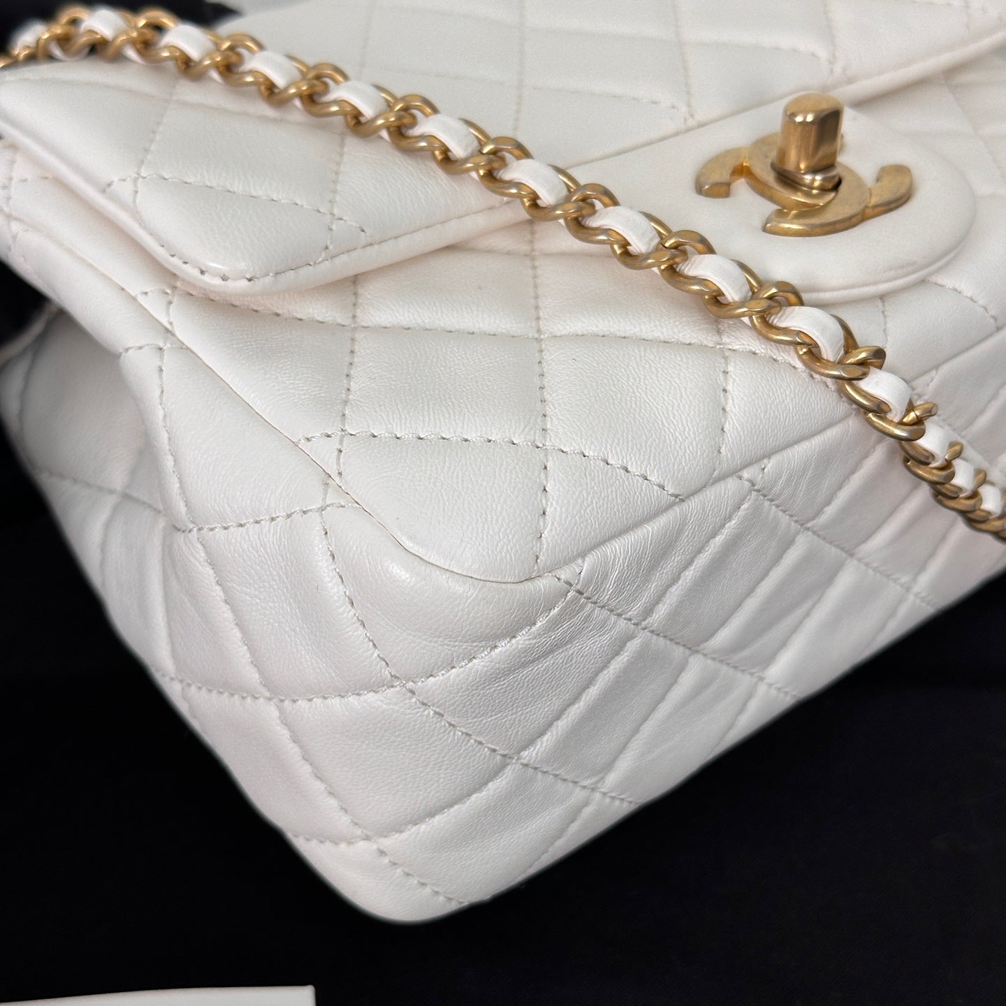 CHANEL Gold Ball Mini Flap