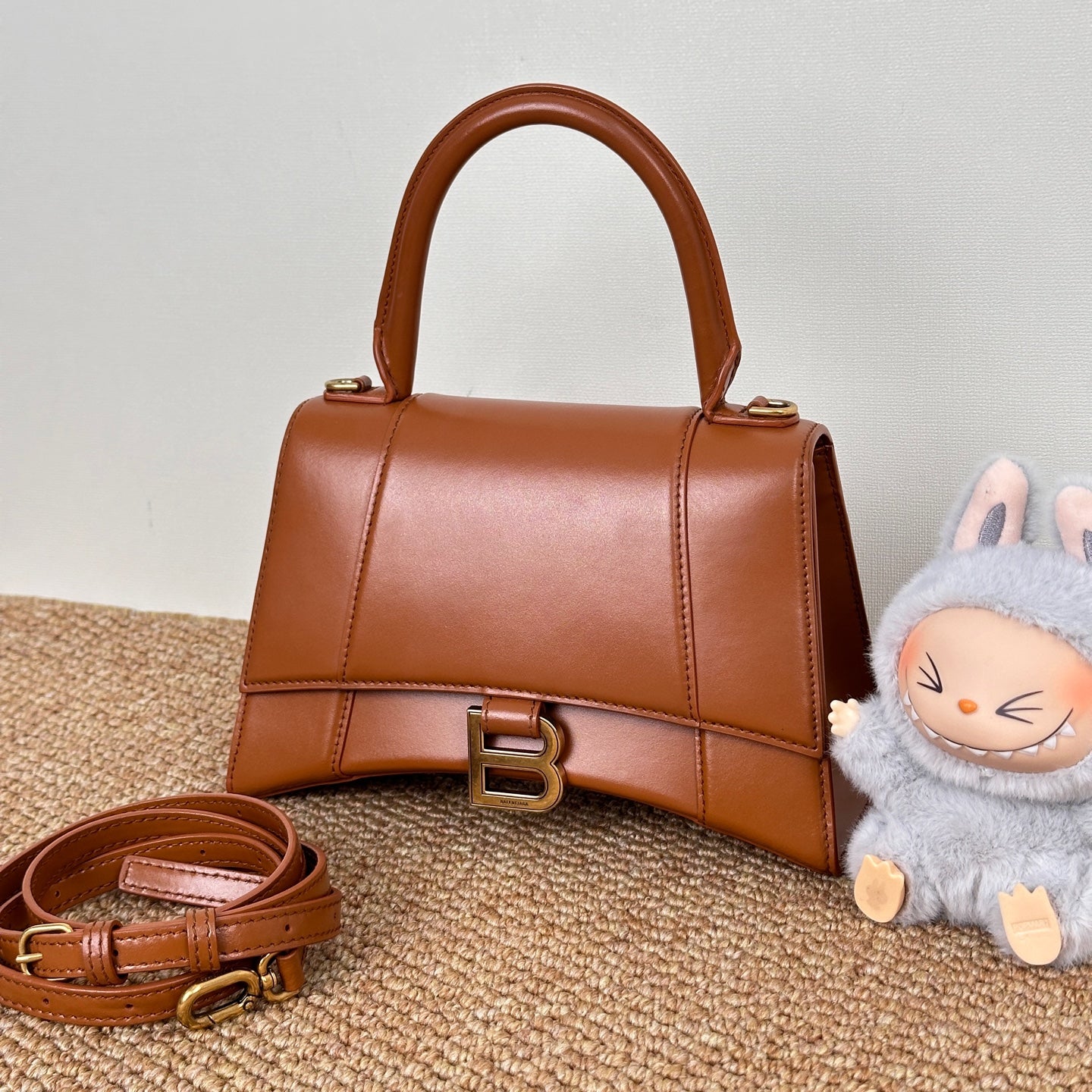 Balenciaga B Bag Mini Top Handle Bag in Smooth Calfskin