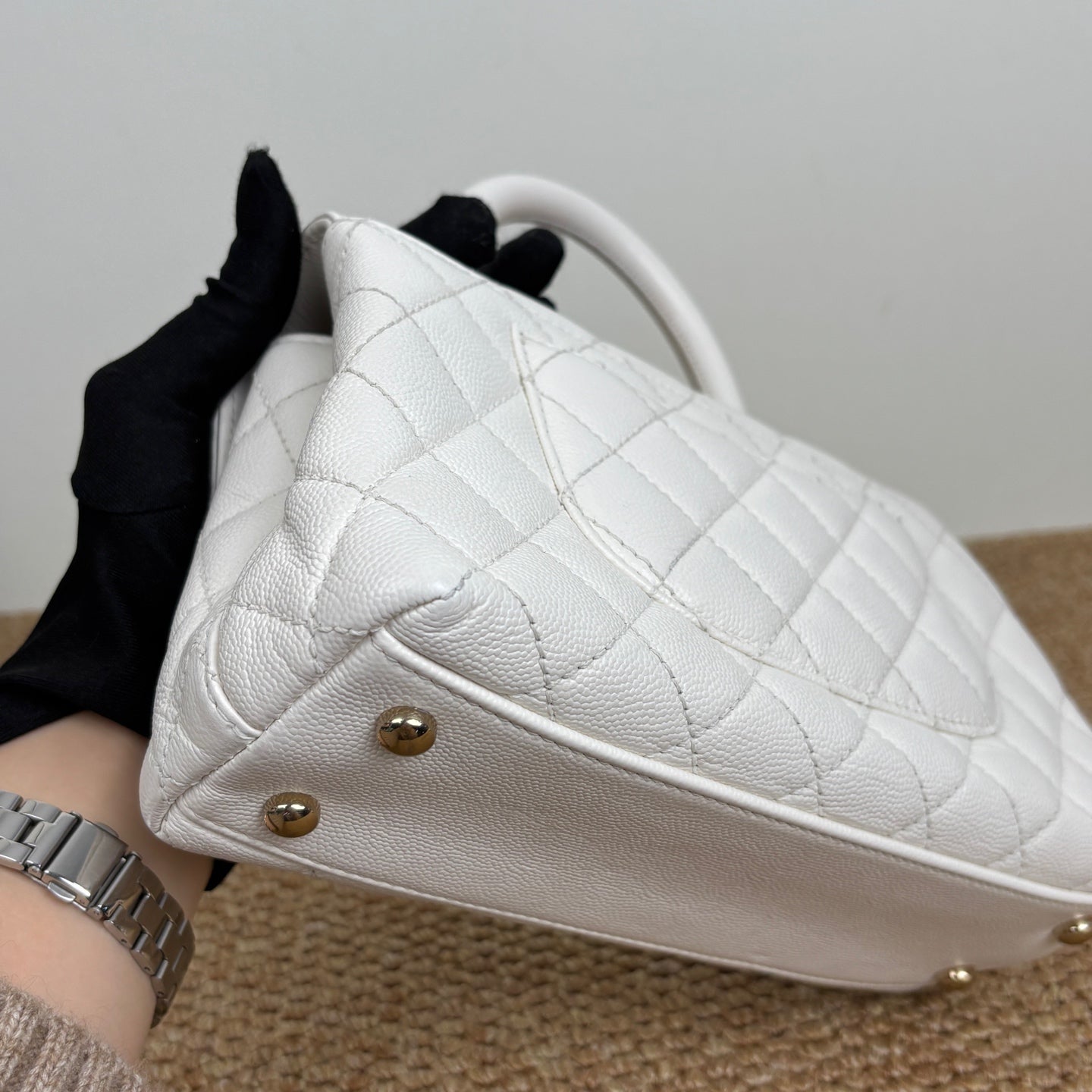 Chanel Coco Handle Medium Bag in Grained Calfskin