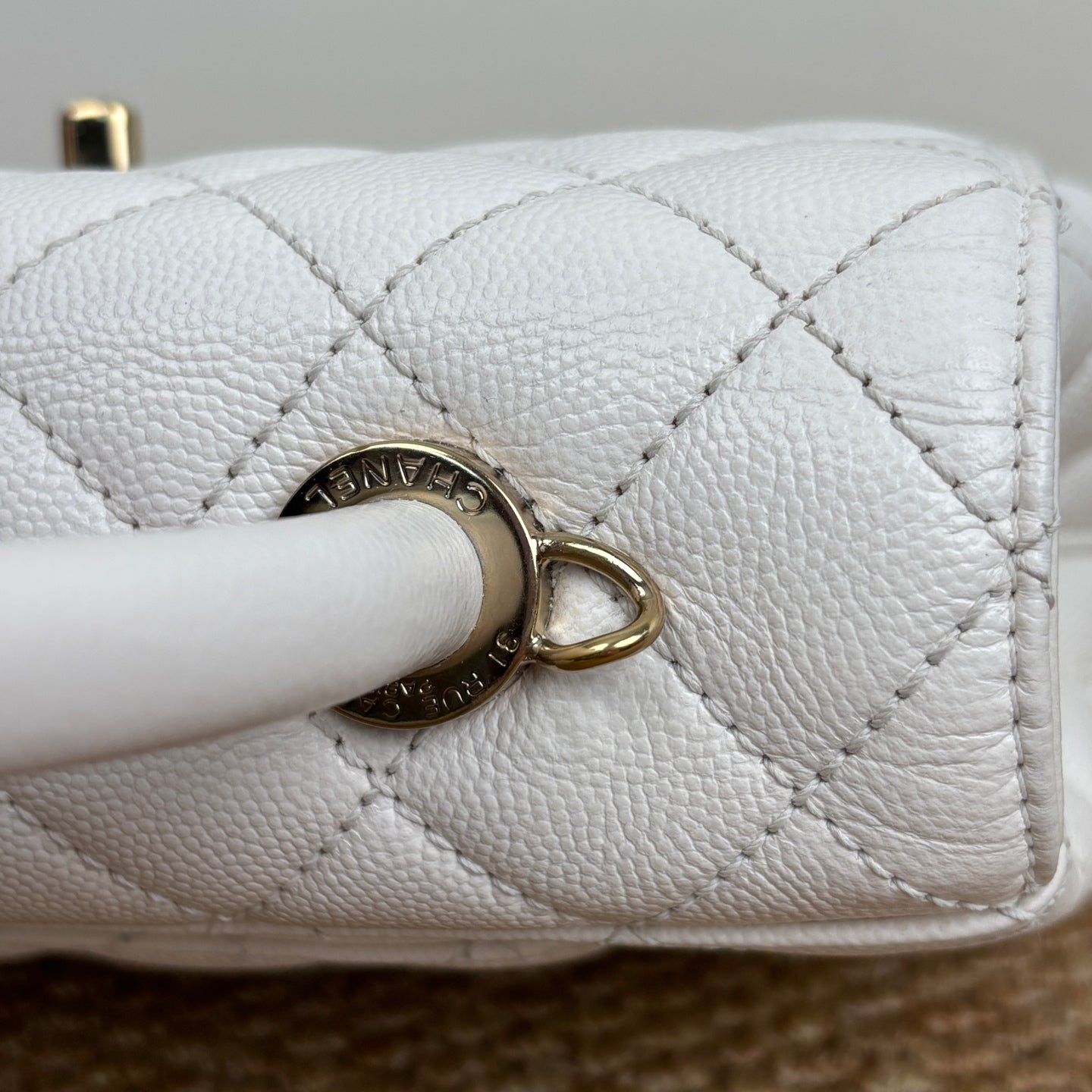 Chanel Coco Handle Medium Bag in Grained Calfskin