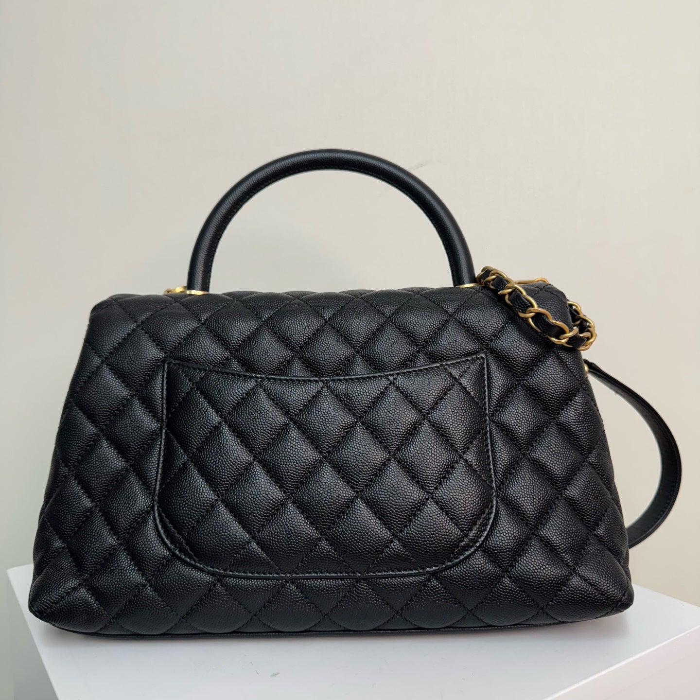 CHANEL HANDBAGS coco handle caviar quilted leather - A92991 Y61556 94305 crossbody bags