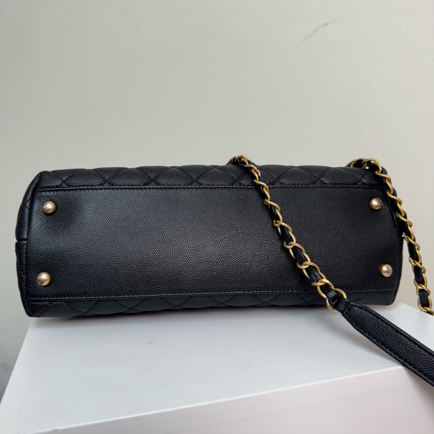 CHANEL HANDBAGS coco handle caviar quilted leather - A92991 Y61556 94305 crossbody bags