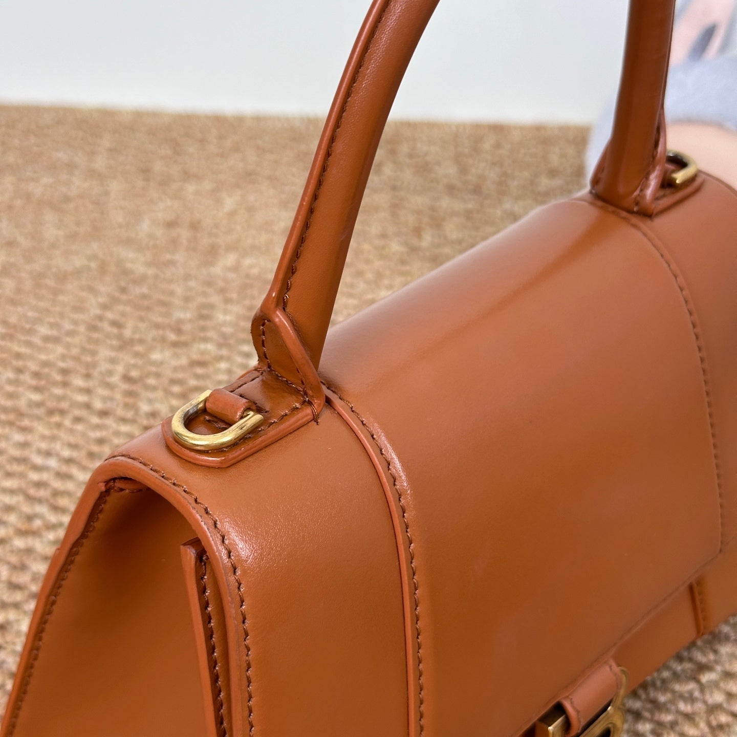 Balenciaga B Bag Mini Top Handle Bag in Smooth Calfskin