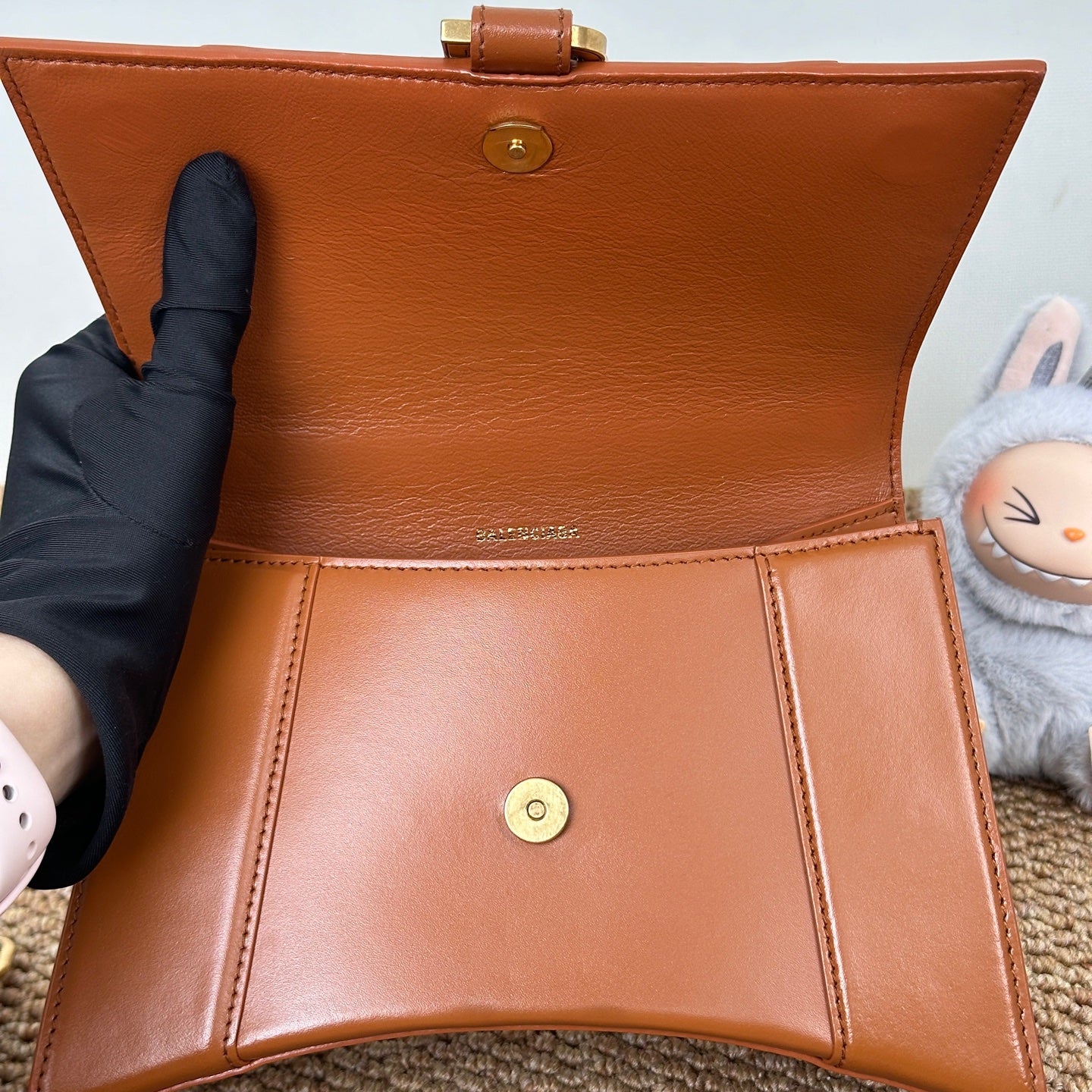 Balenciaga B Bag Mini Top Handle Bag in Smooth Calfskin