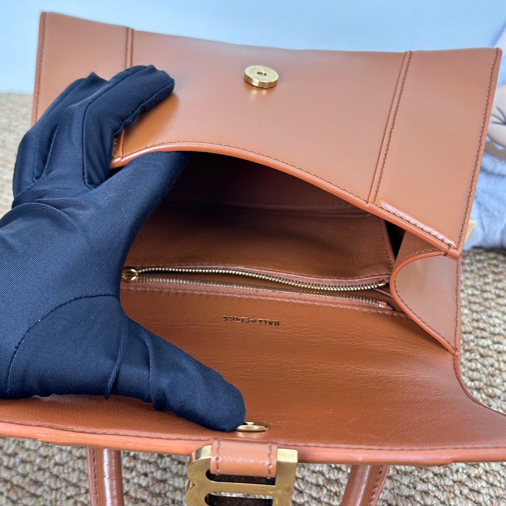 Balenciaga B Bag Mini Top Handle Bag in Smooth Calfskin