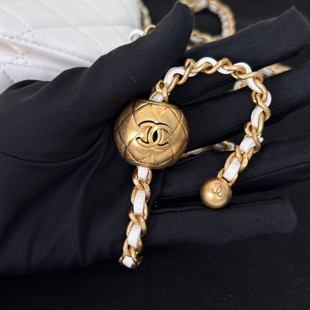 CHANEL Gold Ball Mini Flap