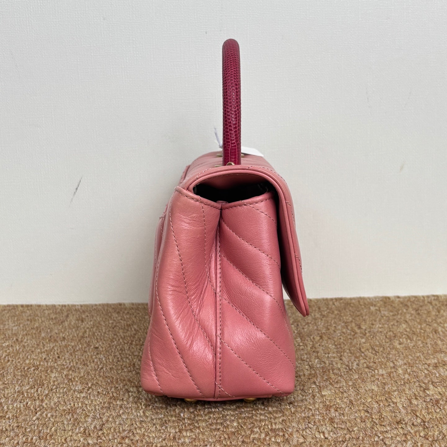 Chanel Coco Handle Bag in Grained Calfskin & Ruthenium-Finish Metal A92990-B06818-94305