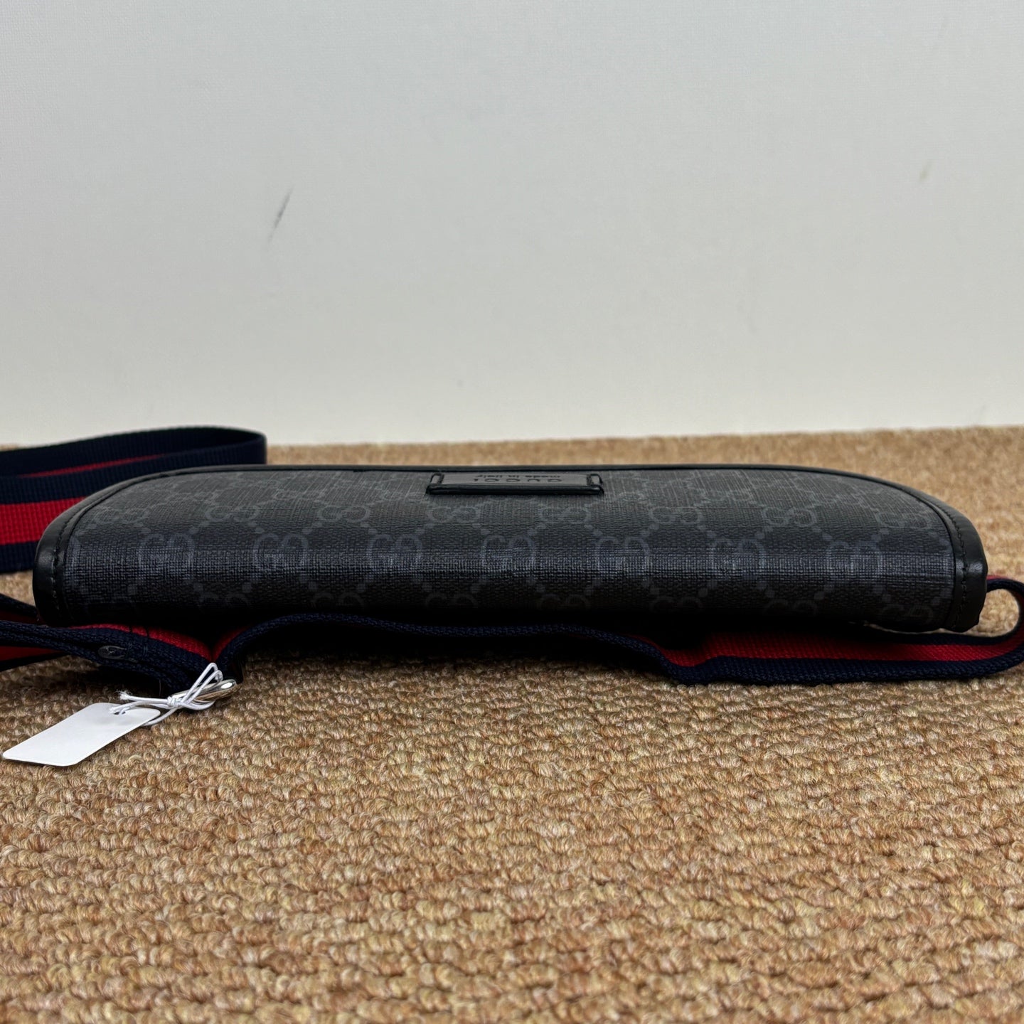 Gucci Ophidia belt bag in black and grey GG Supreme canvas 598113K5RLN1095