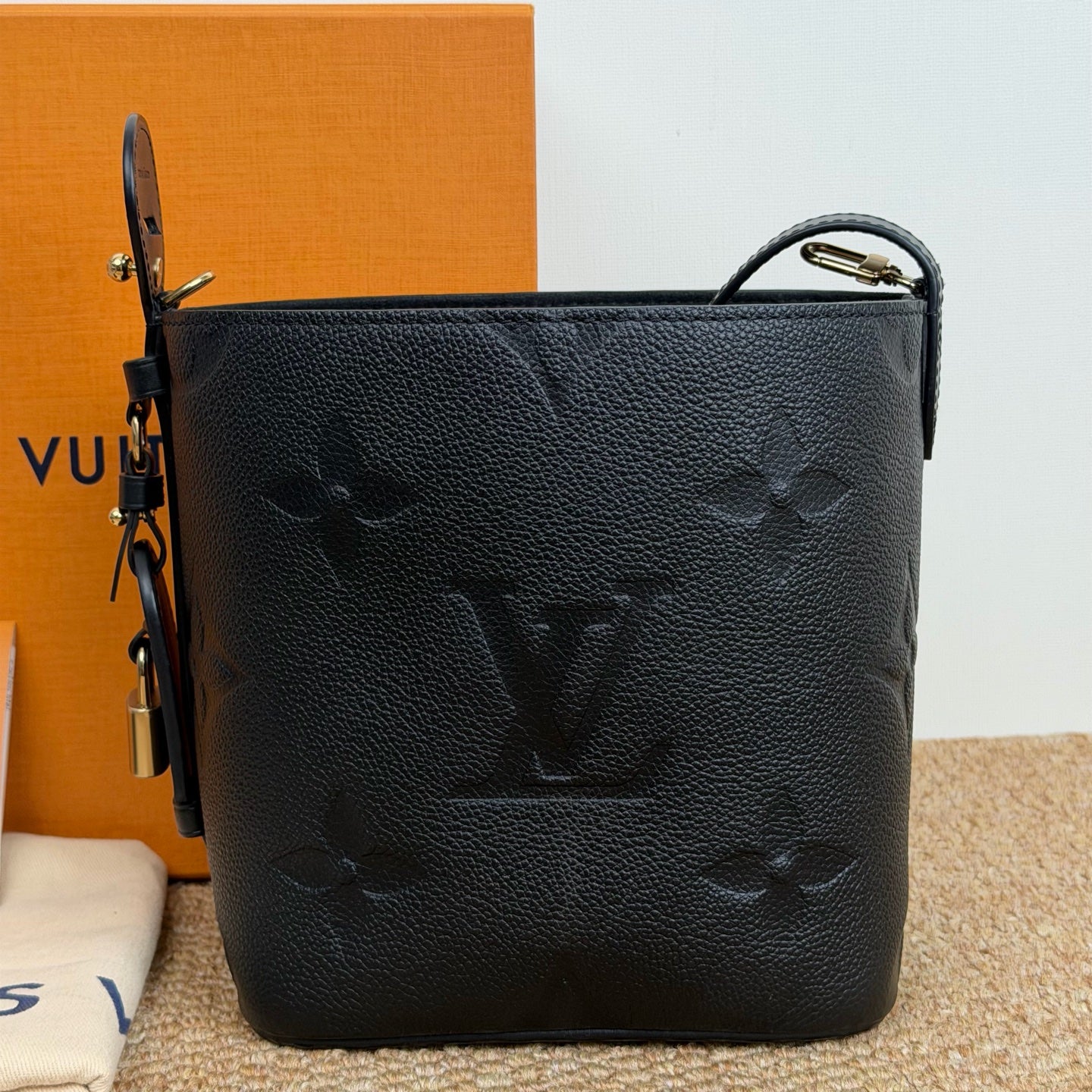 Louis Vuitton All In BB Monogram Empreinte Bucket Bag