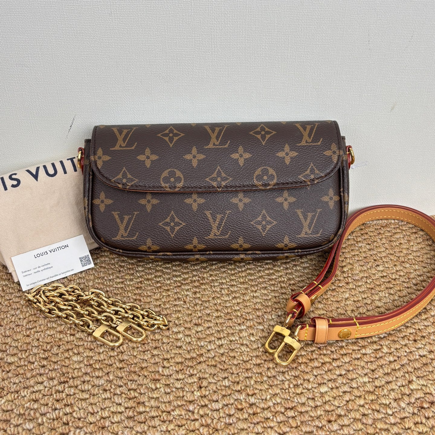 Louis Vuitton Wallet On Chain Ivy Monogram