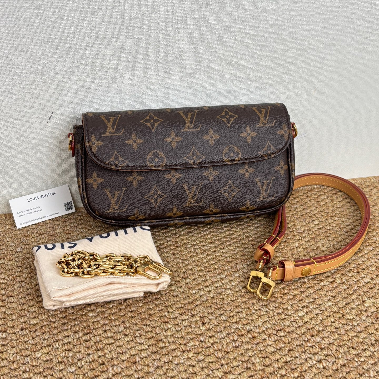 Louis Vuitton Wallet On Chain Ivy Monogram