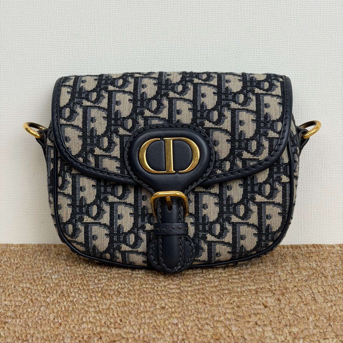 Small Dior Bobby Bag Blue Dior Oblique Jacquard M9317UTZQ_M928
