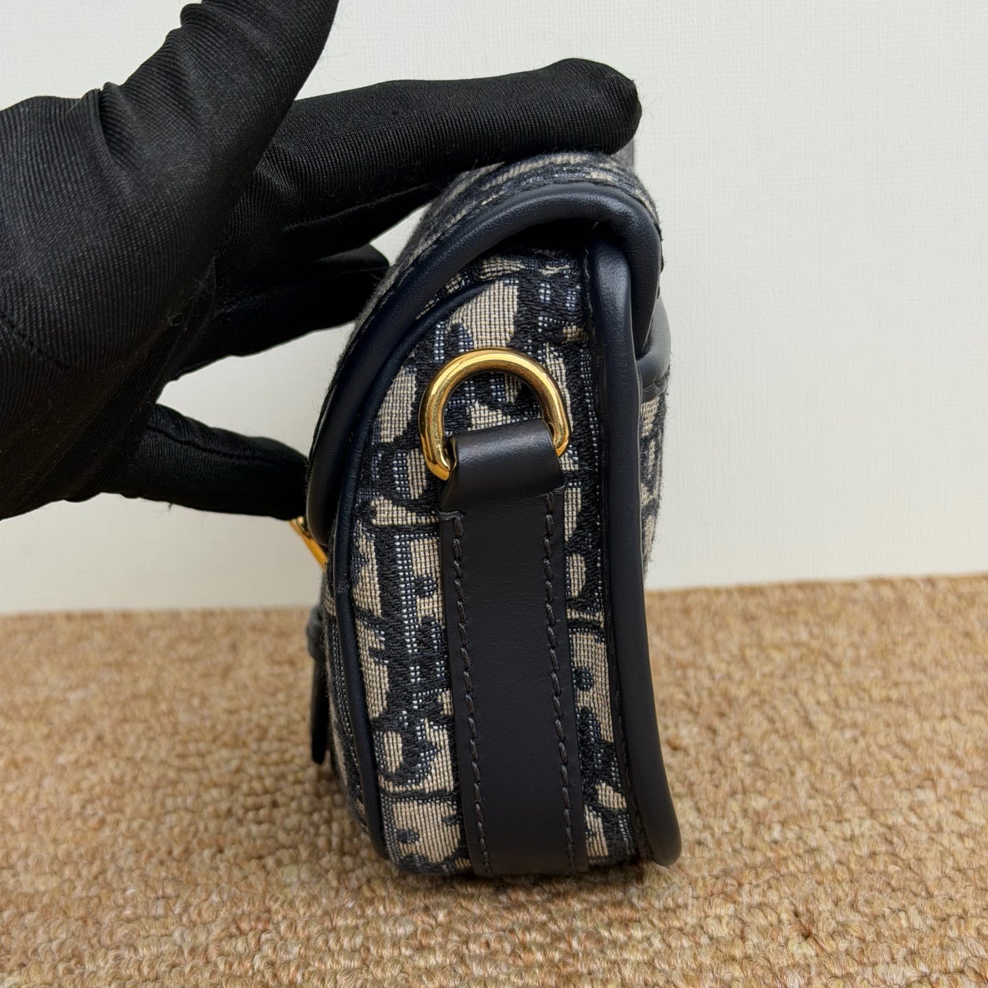 Small Dior Bobby Bag Blue Dior Oblique Jacquard M9317UTZQ_M928