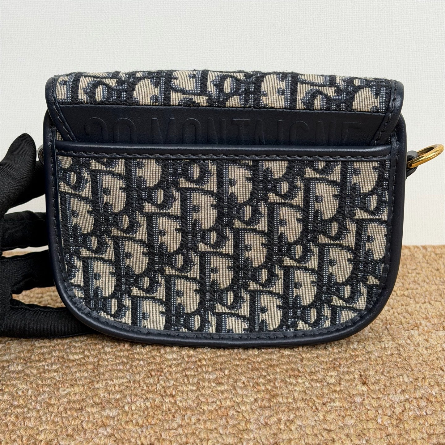 Small Dior Bobby Bag Blue Dior Oblique Jacquard M9317UTZQ_M928