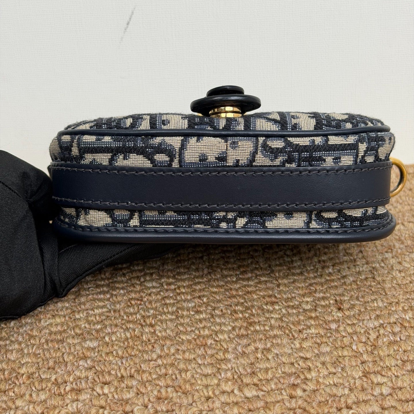 Small Dior Bobby Bag Blue Dior Oblique Jacquard M9317UTZQ_M928