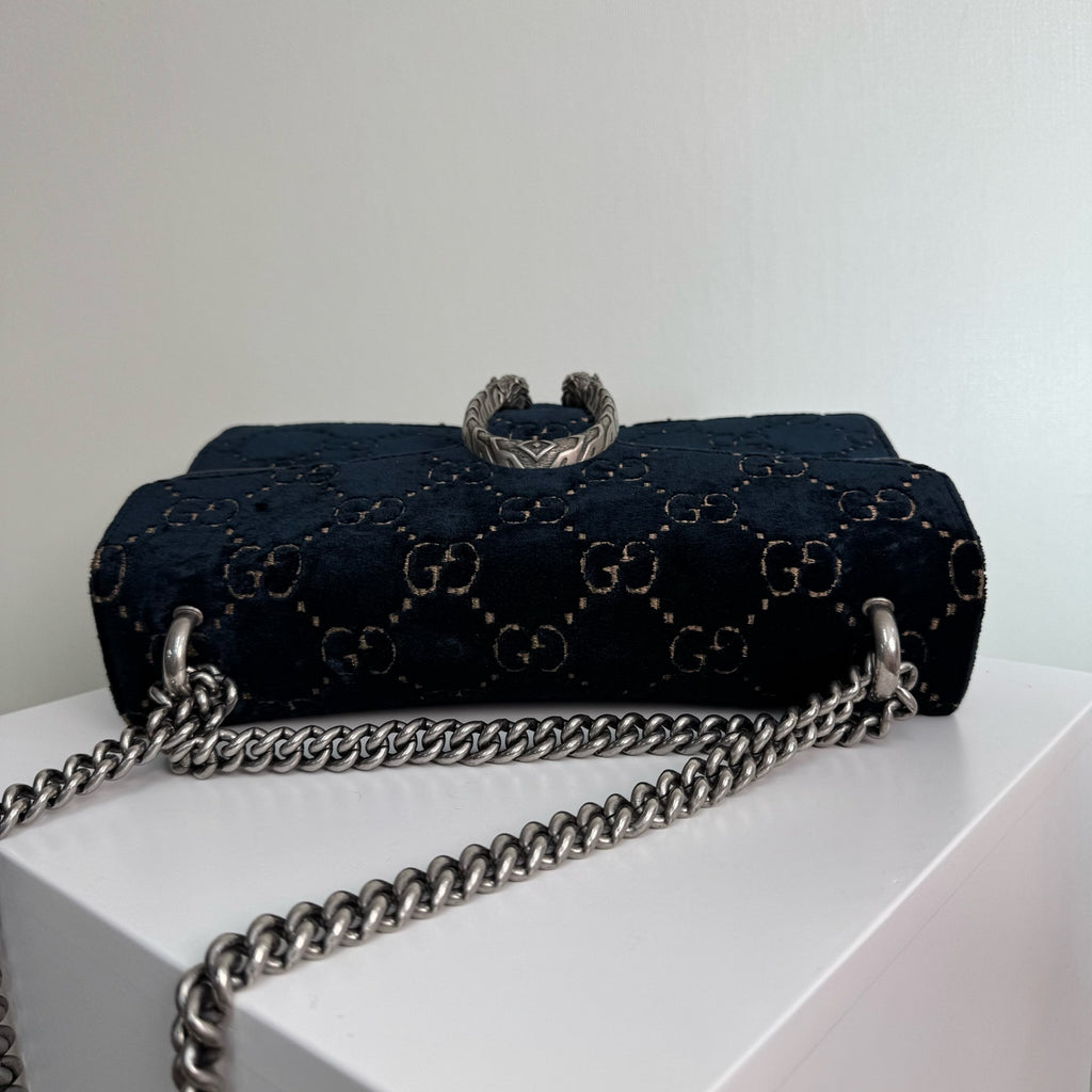 Gucci Dionysus GG velvet small shoulder bag   400249-9JTIB-4161